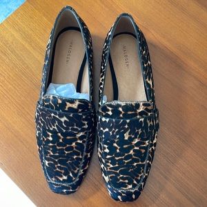 NWOB Halogen Calf Hair Animal Print Loafers